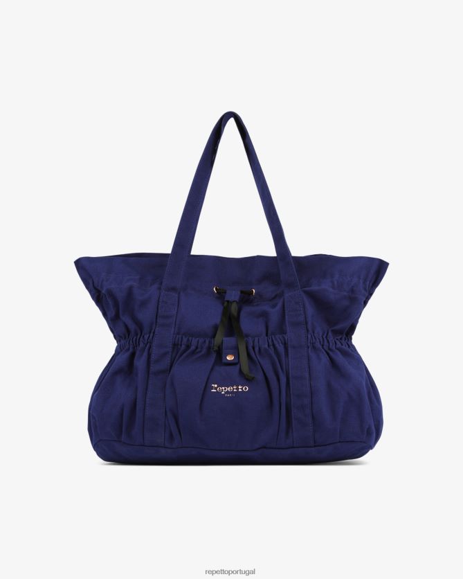 Repetto LJHHL421 mulheres bolsa grande feminina tutu acessórios azul gasolina