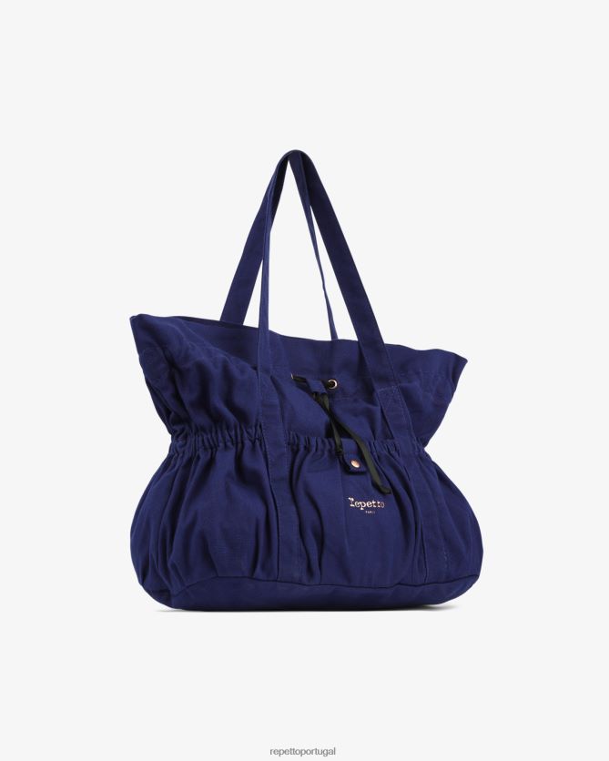 Repetto LJHHL421 mulheres bolsa grande feminina tutu acessórios azul gasolina
