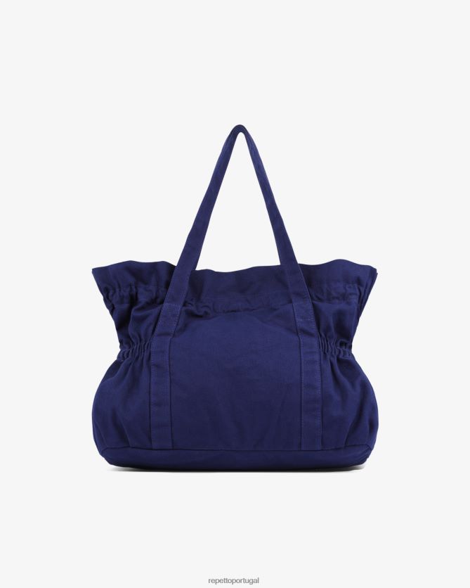 Repetto LJHHL421 mulheres bolsa grande feminina tutu acessórios azul gasolina