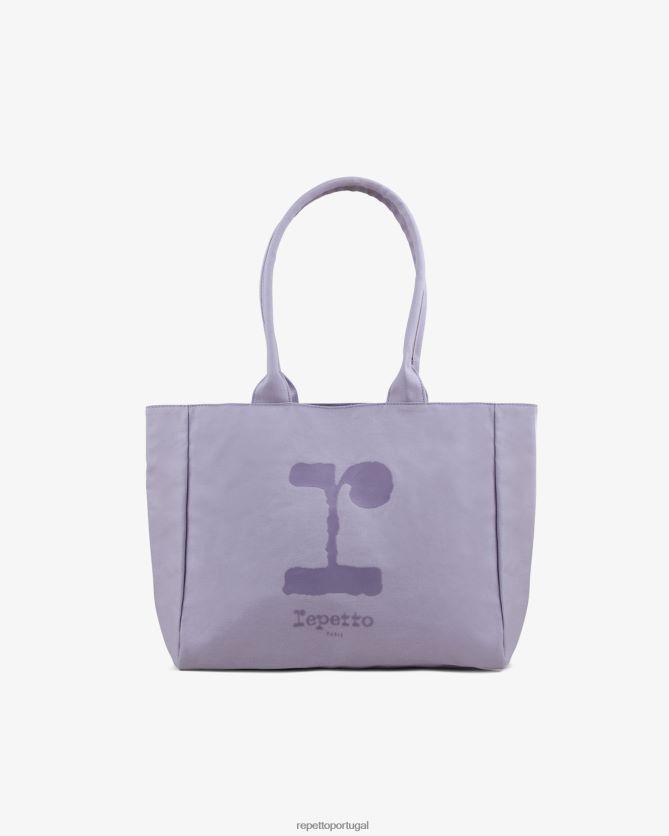 Repetto LJHHL424 mulheres sacola de compras "r" acessórios roxo enevoado