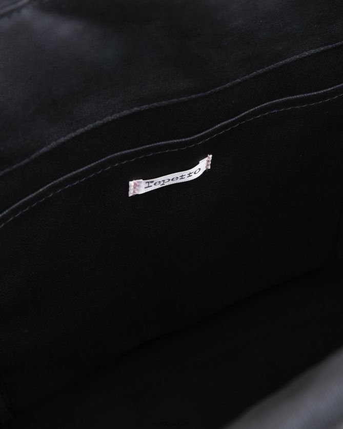 Repetto LJHHL426 mulheres sacola de compras \"r\" acessórios preto