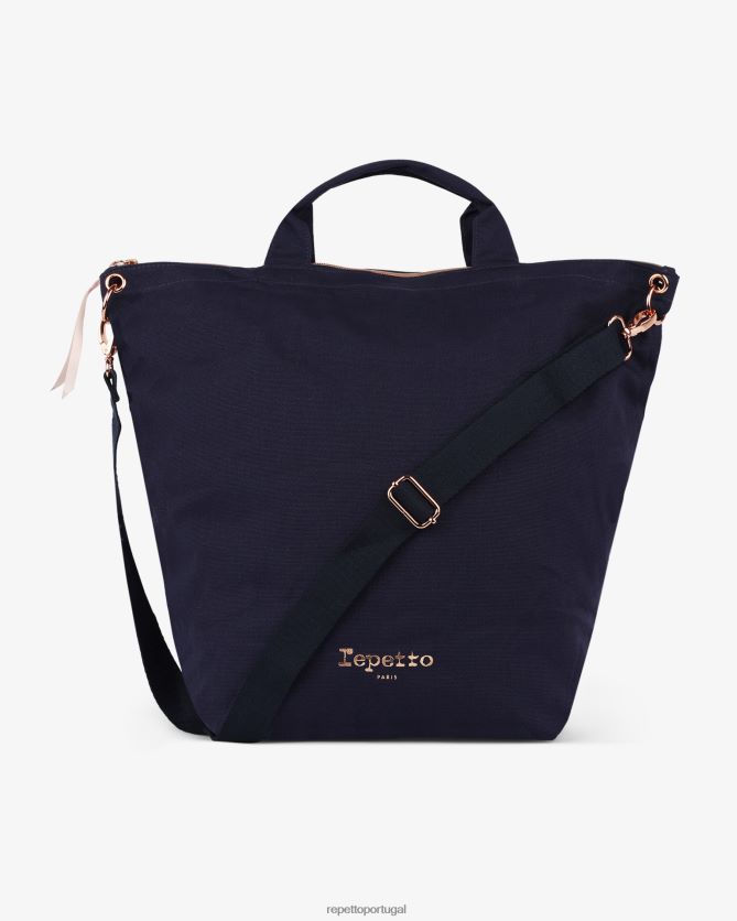 Repetto LJHHL430 mulheres bolsa crossbody step acessórios azul da meia noite