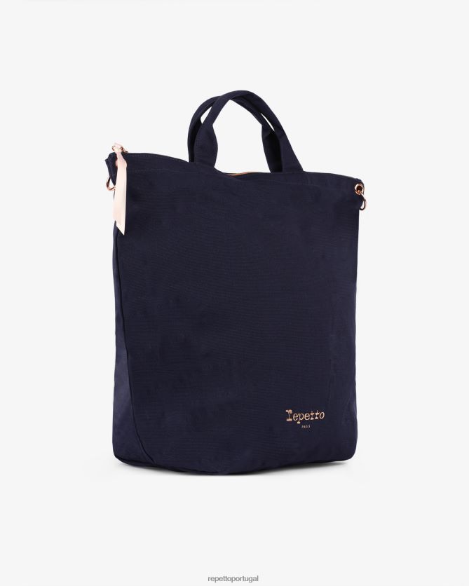 Repetto LJHHL430 mulheres bolsa crossbody step acessórios azul da meia noite