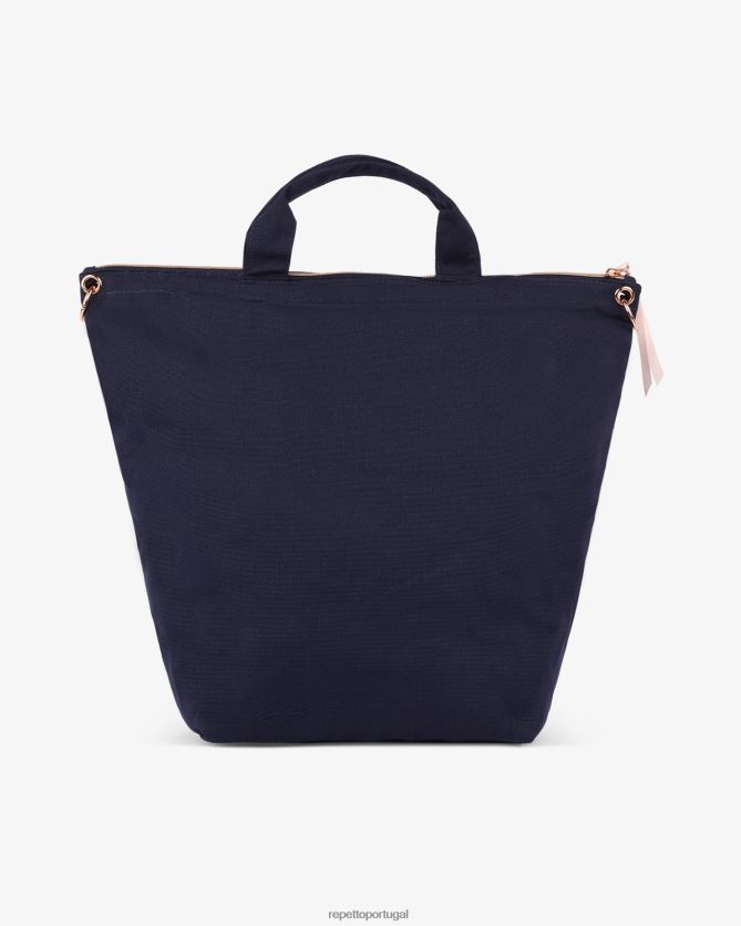 Repetto LJHHL430 mulheres bolsa crossbody step acessórios azul da meia noite