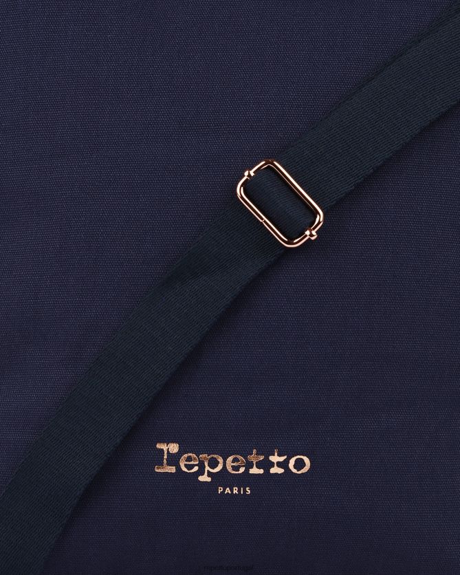 Repetto LJHHL430 mulheres bolsa crossbody step acessórios azul da meia noite