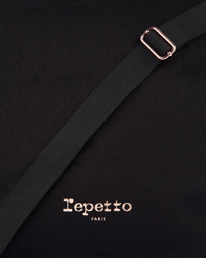 Repetto LJHHL431 mulheres bolsa crossbody step acessórios preto