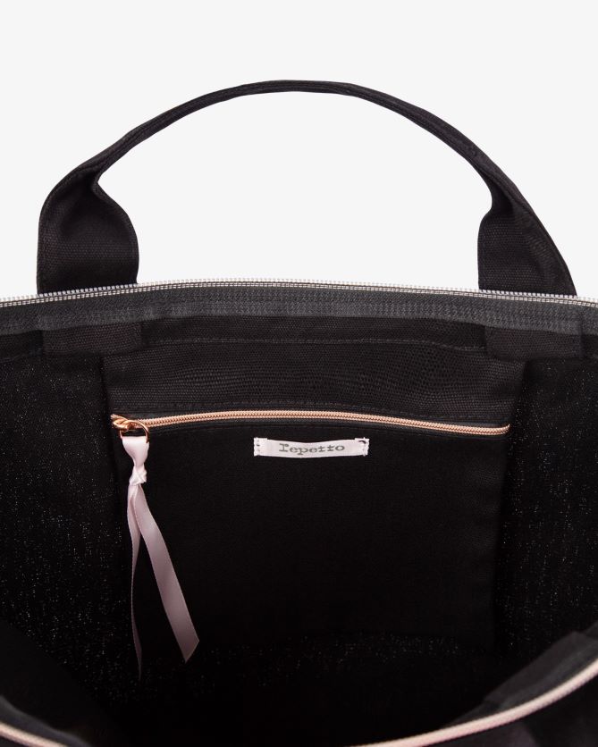 Repetto LJHHL431 mulheres bolsa crossbody step acessórios preto