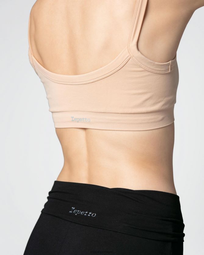 Repetto LJHHL373 mulheres calça jazz de viscose com cós dobrável roupas preto