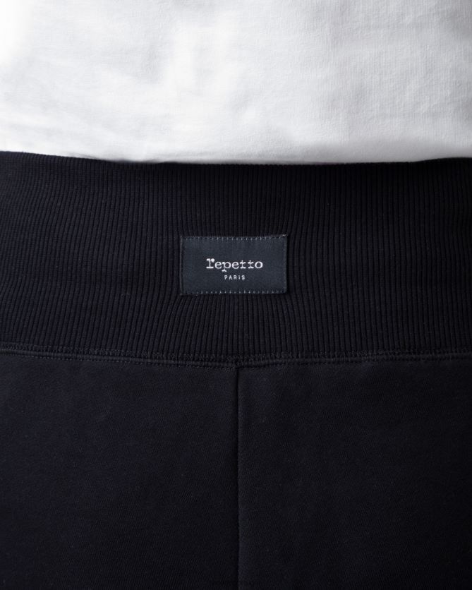Repetto LJHHL375 mulheres calças de jogging roupas preto