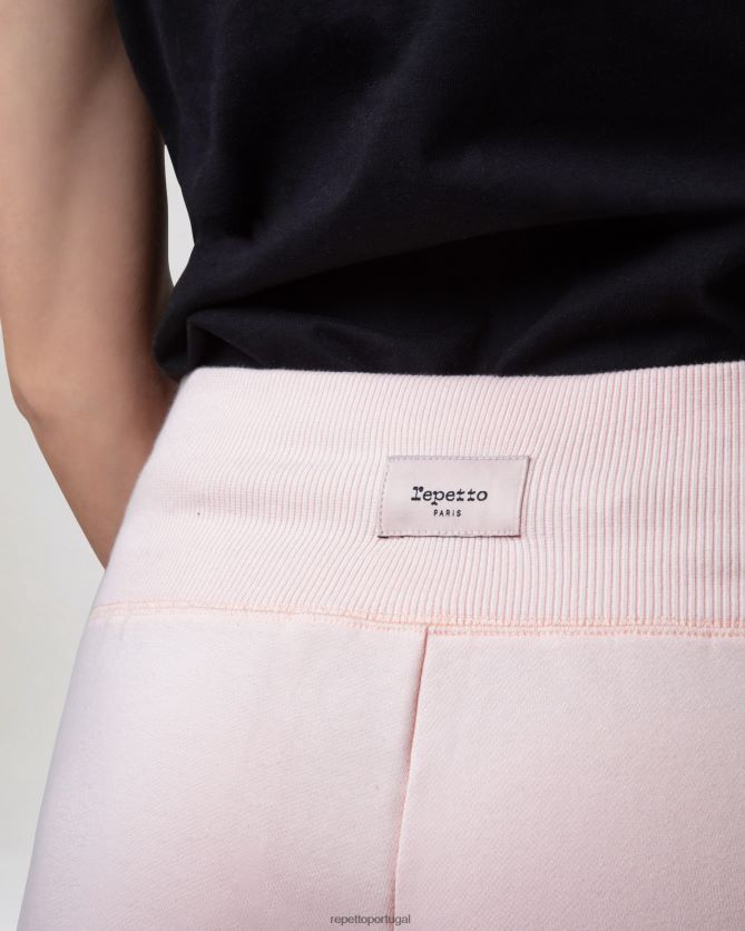 Repetto LJHHL378 mulheres calças de jogging roupas rosa icônico