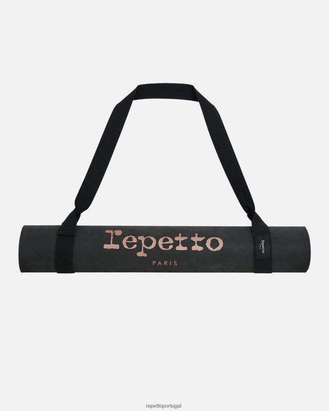 Repetto LJHHL396 mulheres tapete de yoga acessórios preto