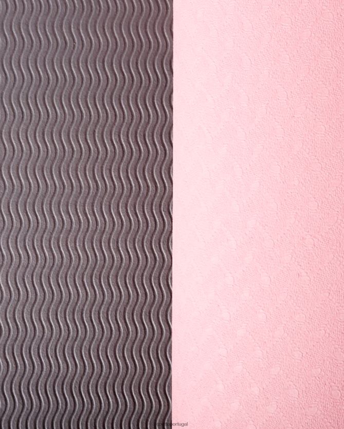 Repetto LJHHL398 mulheres tapete de yoga essencial acessórios cinza e rosa