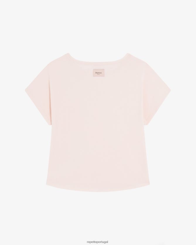 Repetto LJHHL313 mulheres top grande demais roupas giz rosa