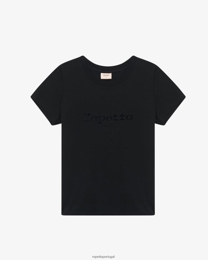 Repetto LJHHL343 mulheres camiseta roupas preto