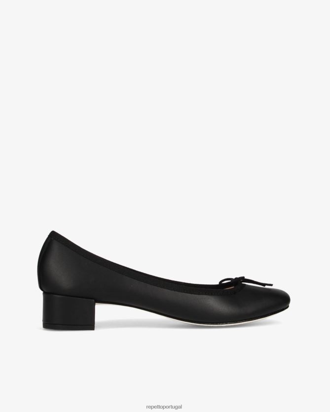 Repetto LJHHL100 mulheres bailarinas camille calçados preto