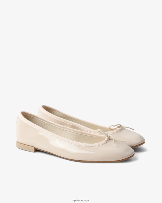 Repetto LJHHL105 mulheres bailarinas cendrillon - veganas calçados linho bege