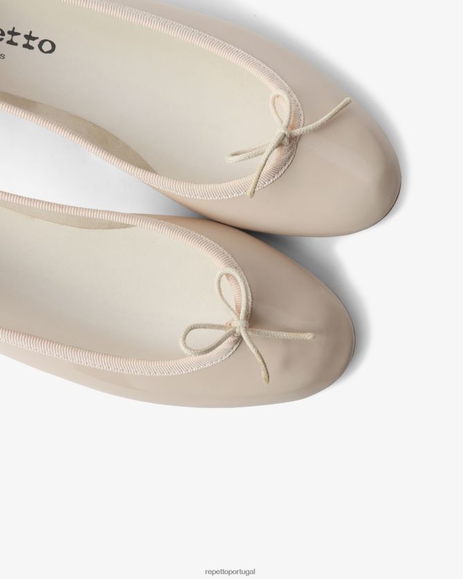 Repetto LJHHL105 mulheres bailarinas cendrillon - veganas calçados linho bege