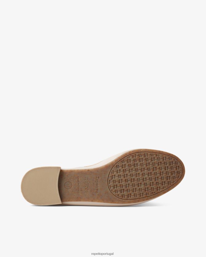 Repetto LJHHL105 mulheres bailarinas cendrillon - veganas calçados linho bege