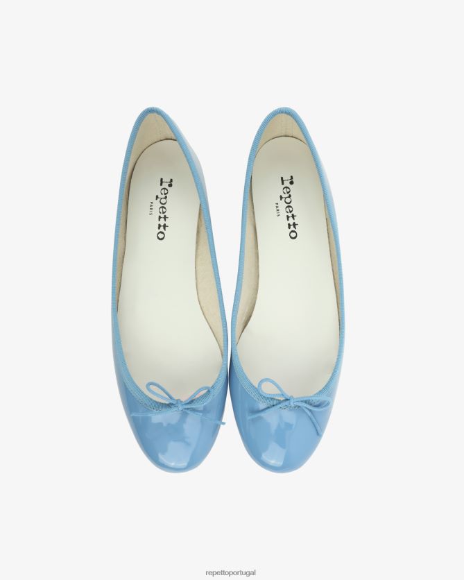 Repetto LJHHL125 mulheres bailarinas cendrilon calçados horizonte azul