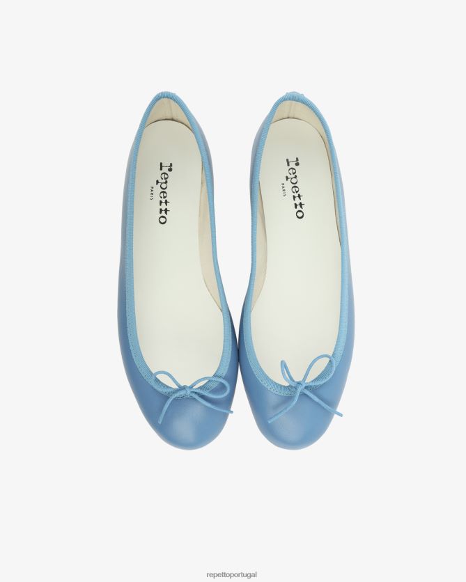 Repetto LJHHL126 mulheres bailarinas cendrilon calçados horizonte azul