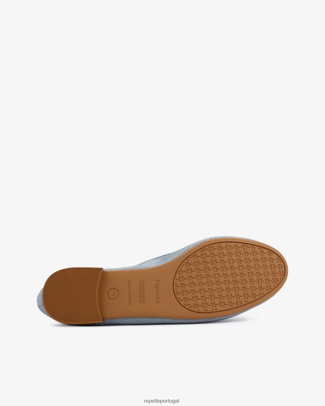 Repetto LJHHL129 mulheres bailarinas cendrillon - veganas calçados Everest azul