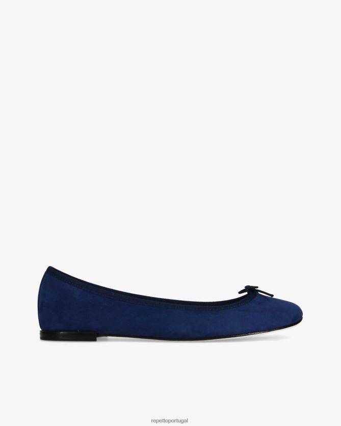 Repetto LJHHL131 mulheres bailarinas cendrilon calçados azul-marinho