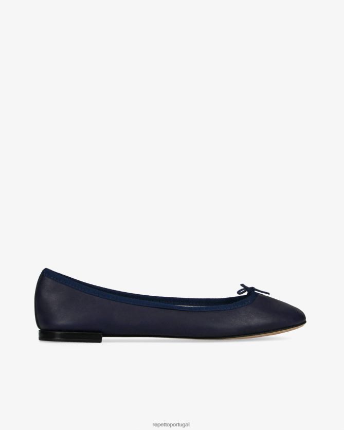 Repetto LJHHL133 mulheres bailarinas cendrilon calçados azul-marinho
