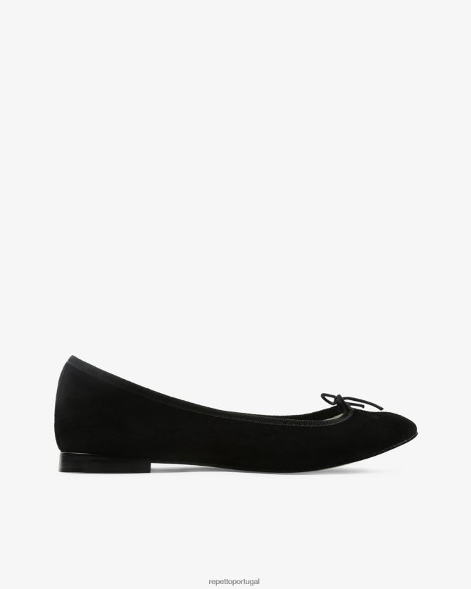 Repetto LJHHL137 mulheres bailarinas cendrilon calçados preto