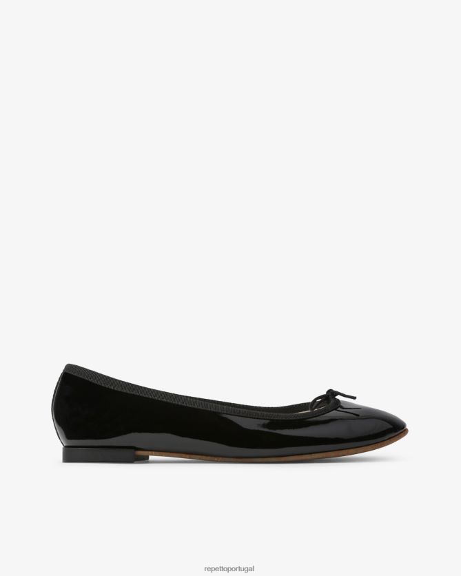 Repetto LJHHL139 mulheres bailarinas cendrillon - veganas calçados preto