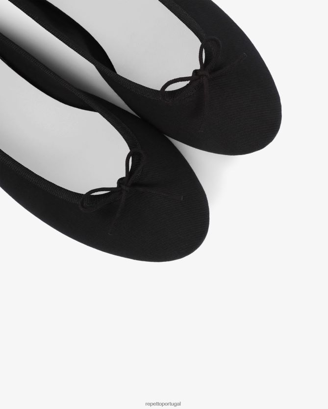 Repetto LJHHL144 mulheres bailarinas high cendrillon - veganas calçados preto