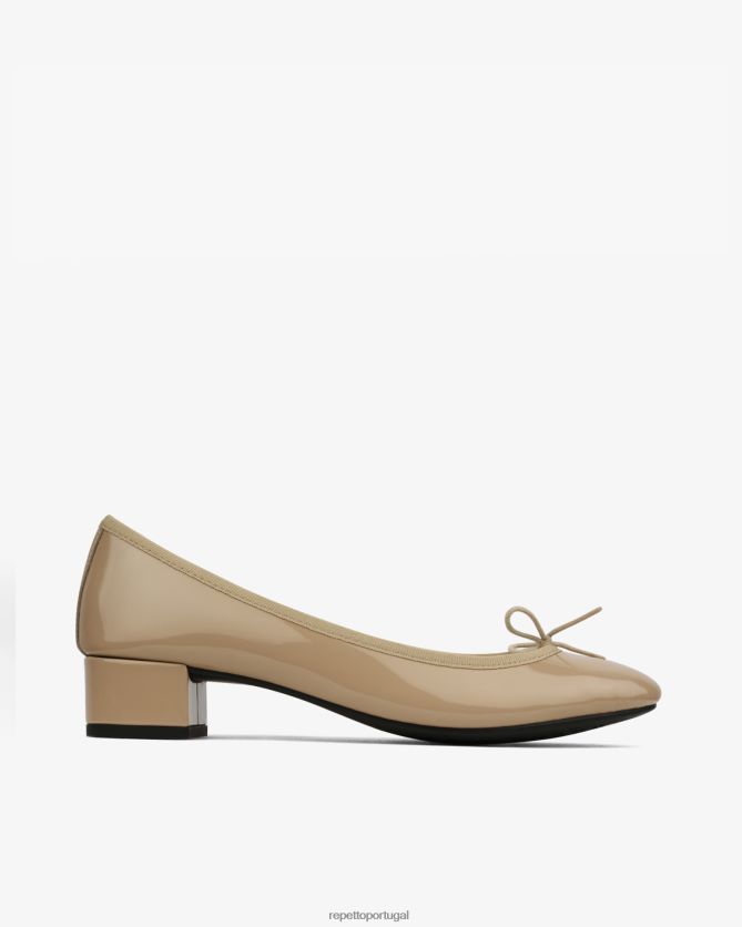 Repetto LJHHL14 mulheres bailarinas camille calçados caxemira bege