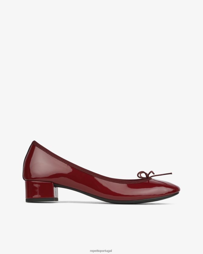 Repetto LJHHL1 mulheres bailarinas camille calçados pommar vermelho