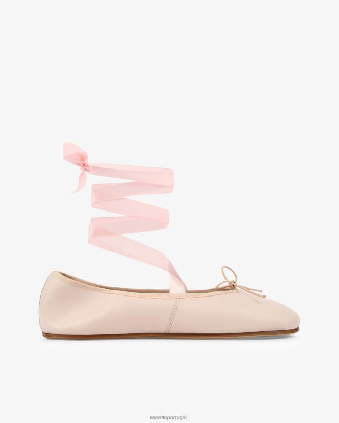 Repetto LJHHL39 mulheres bailarinas sophia calçados rosa icônico