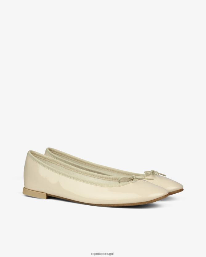 Repetto LJHHL50 mulheres bailarinas cendrillon - veganas calçados cisne bege