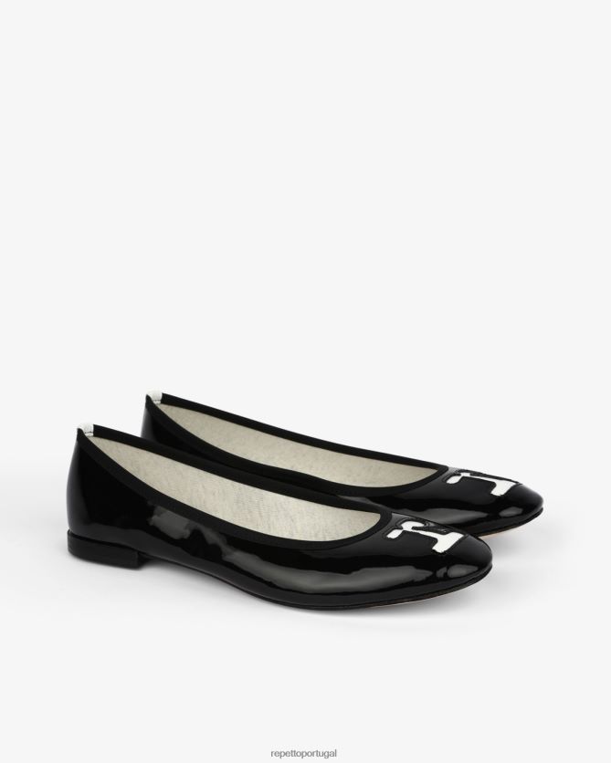Repetto LJHHL54 mulheres bailarinas granadina calçados Preto e branco