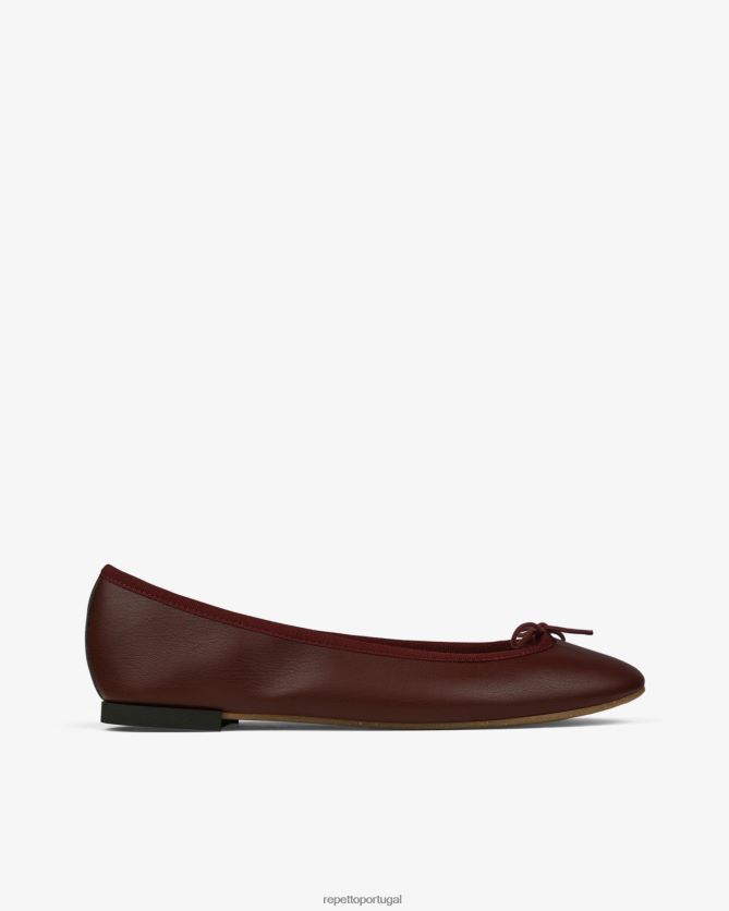 Repetto LJHHL5 mulheres bailarinas cendrillon - veganas calçados pommar vermelho