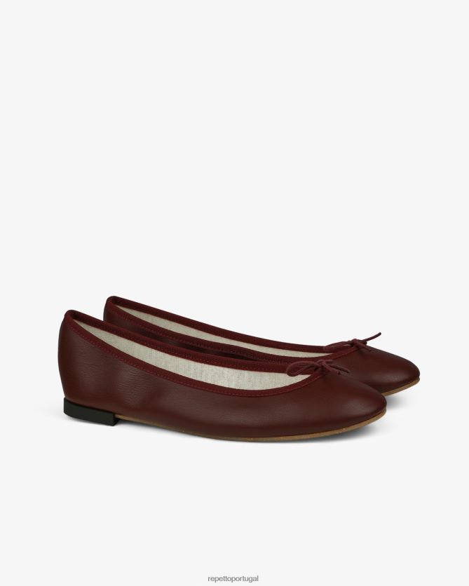 Repetto LJHHL5 mulheres bailarinas cendrillon - veganas calçados pommar vermelho