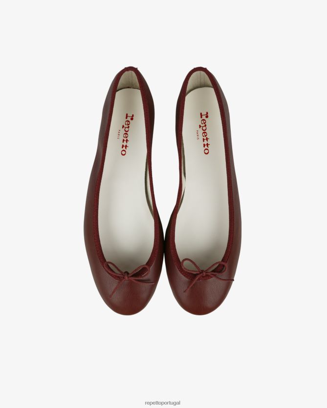 Repetto LJHHL5 mulheres bailarinas cendrillon - veganas calçados pommar vermelho