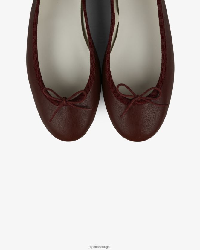 Repetto LJHHL5 mulheres bailarinas cendrillon - veganas calçados pommar vermelho