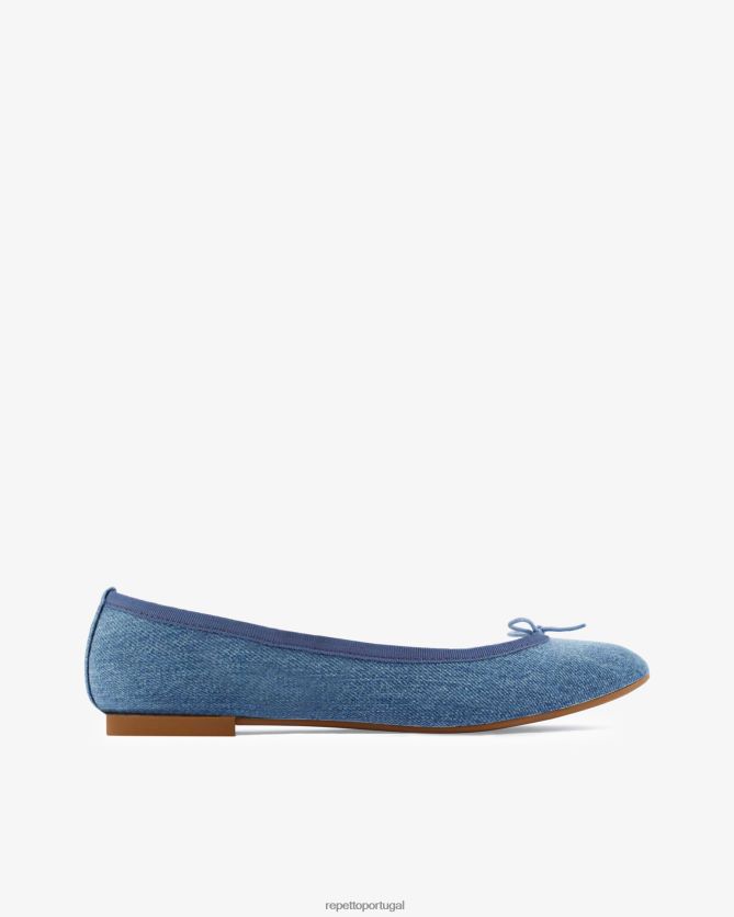 Repetto LJHHL64 mulheres bailarinas cendrillon - veganas calçados Everest azul