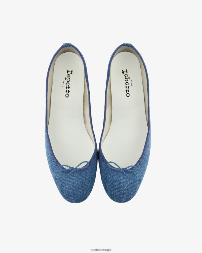 Repetto LJHHL64 mulheres bailarinas cendrillon - veganas calçados Everest azul