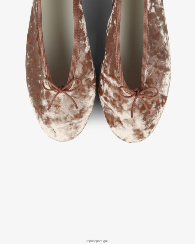 Repetto LJHHL7 mulheres lilouh bailarinas calçados rosa icônico