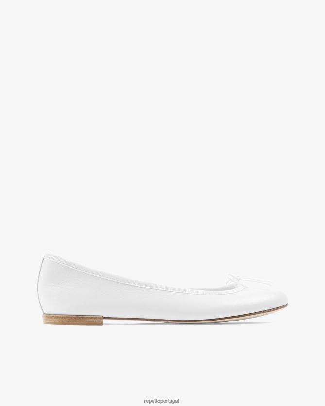 Repetto LJHHL80 mulheres bailarinas cendrilon calçados branco
