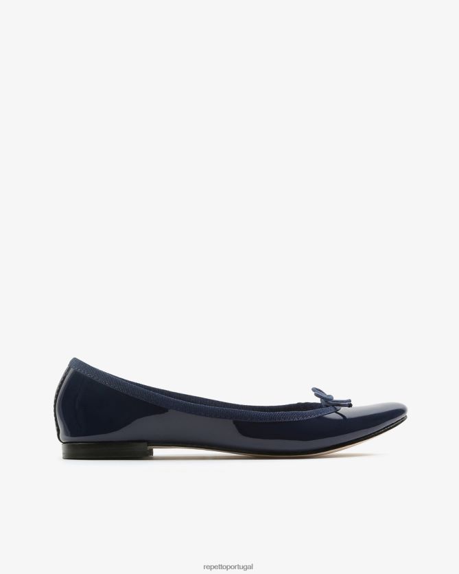Repetto LJHHL84 mulheres bailarinas cendrilon calçados azul-marinho