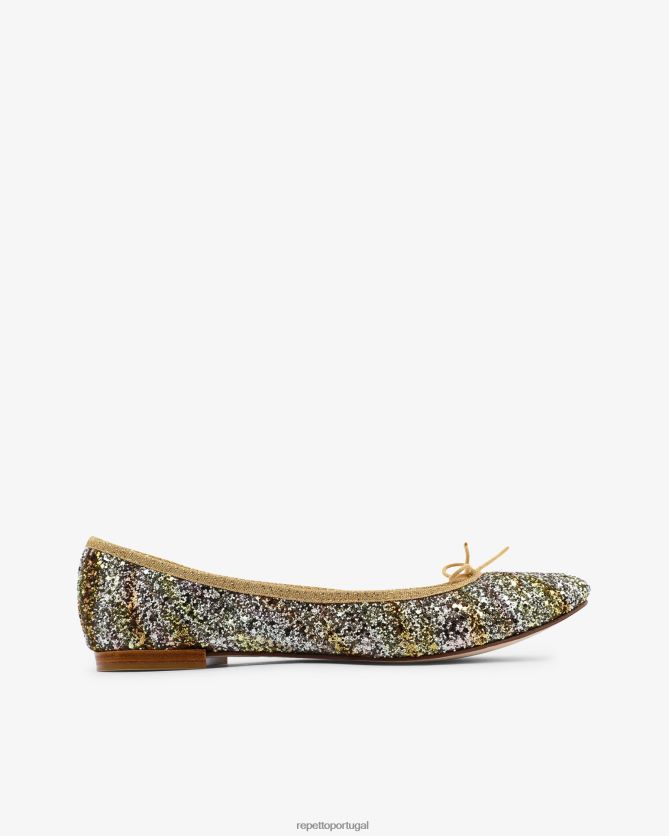 Repetto LJHHL90 mulheres bailarinas cendrilon calçados multicolorido