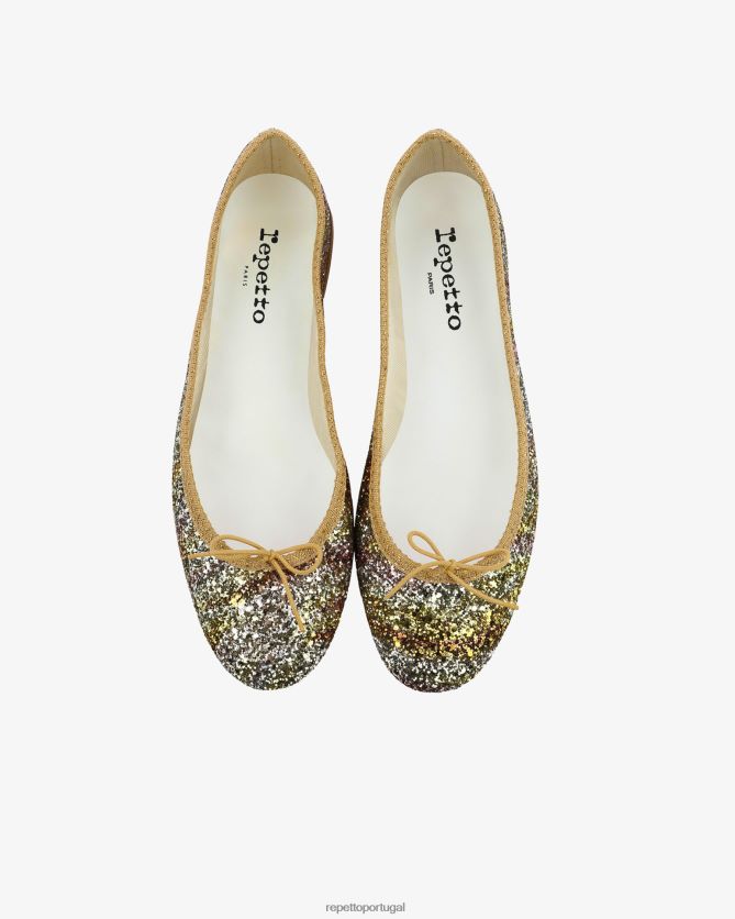 Repetto LJHHL90 mulheres bailarinas cendrilon calçados multicolorido