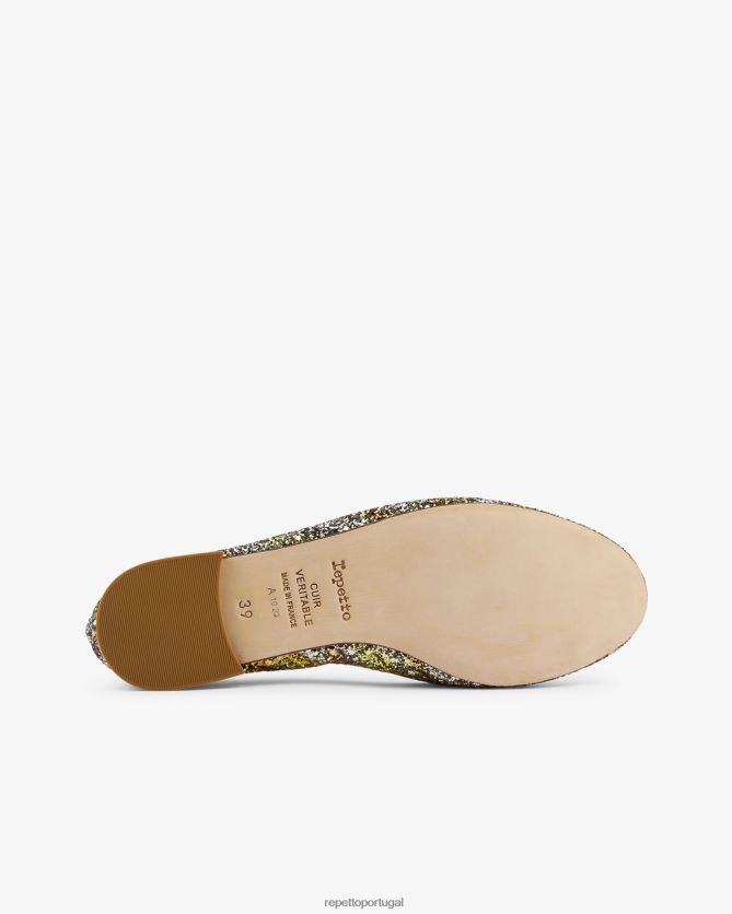 Repetto LJHHL90 mulheres bailarinas cendrilon calçados multicolorido