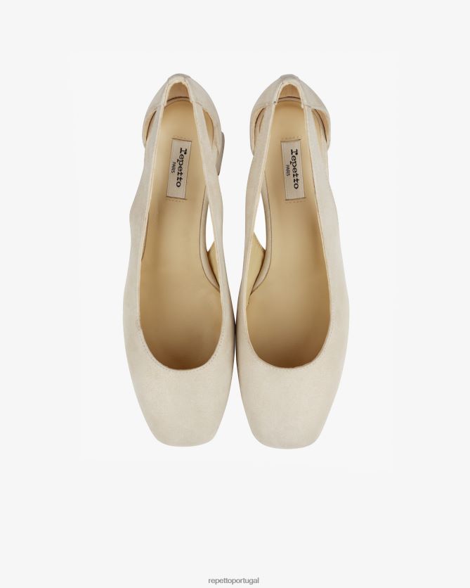 Repetto LJHHL234 mulheres bombas felpudas calçados espírito branco