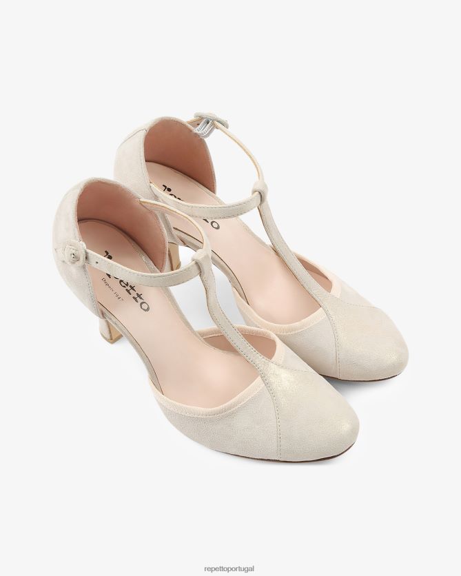 Repetto LJHHL246 mulheres alças baya calçados espírito branco