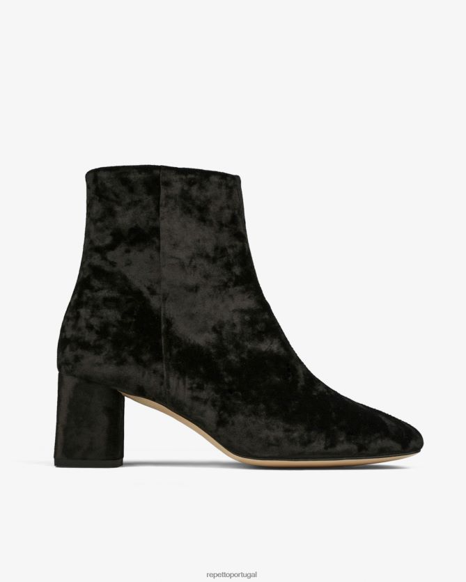 Repetto LJHHL191 mulheres botins melo calçados preto